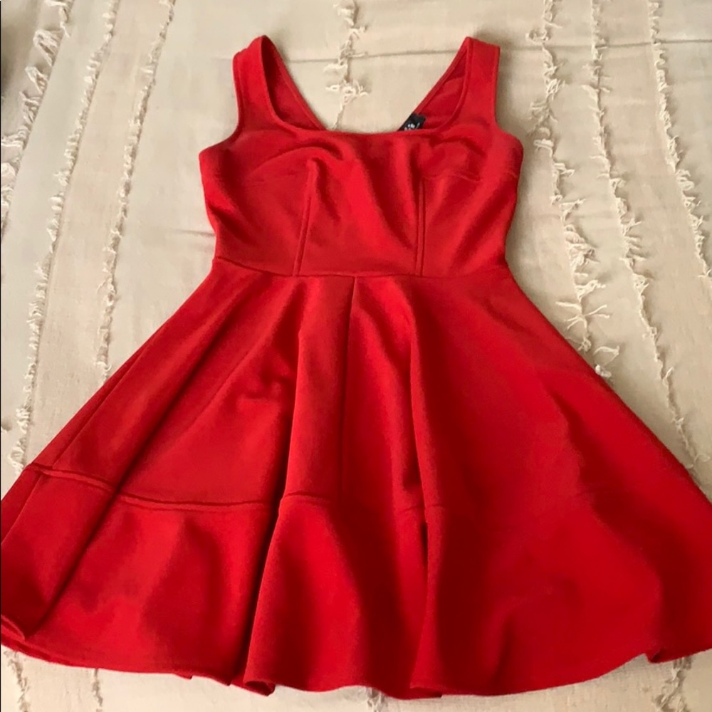 Red Skater Dress
